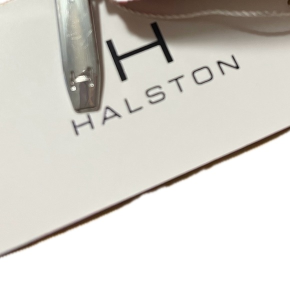 Halston Heritage Red Zip Dome Patterned Pouch - Picture 5 of 7